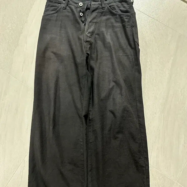 [BUNJANG] Takahashi Taiuga Lot.209 Buckle Trousers Black Size 30 / [30] 타이가타카하시 lot.209 버클 트라우저 블랙