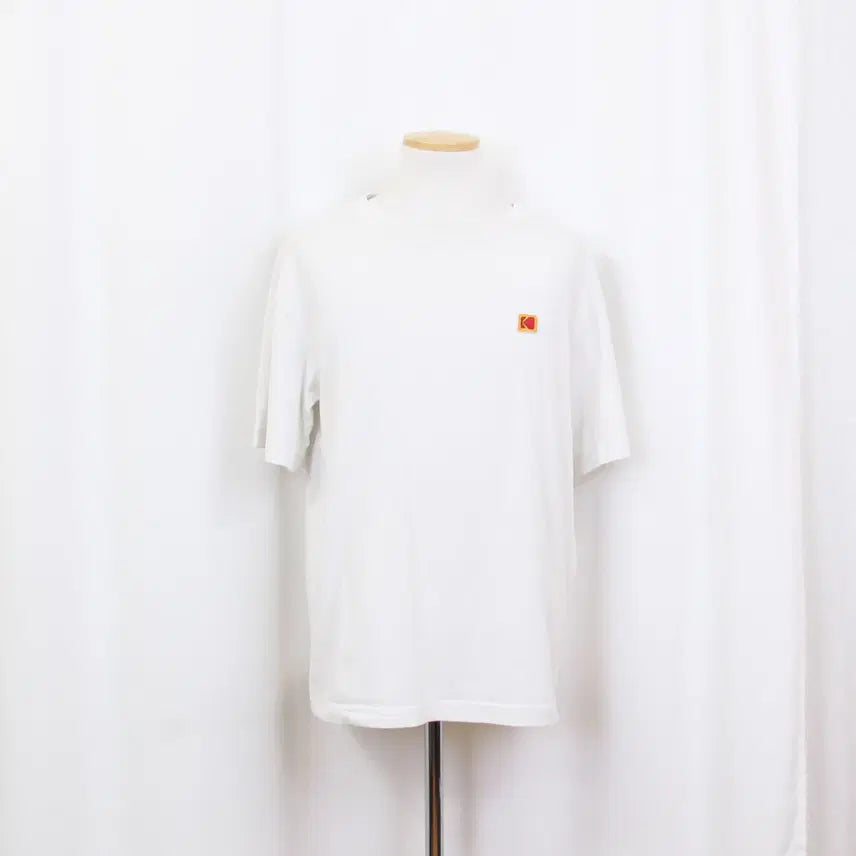 [BUNJANG] Kodak Original Logo Premium Cotton T-Shirt / [정품] 코닥 남성 튼 반팔 라운드넥 티셔츠 (L) 상상샵