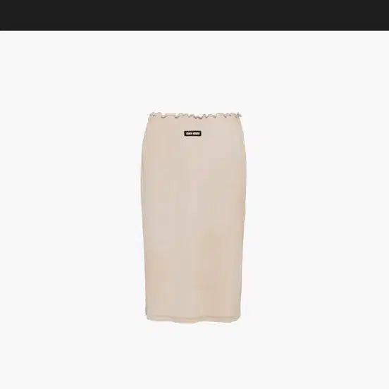 [BUNJANG] Miu Miu Dyed Rib Jersey Skirt / 미우미우 후염 립 저지 스커트