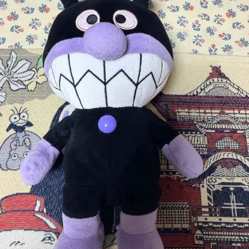 [BUNJANG] Anpanman Baikinman Large Plush Doll (Approx. 30cm) / 호빵맨 세균맨 인형