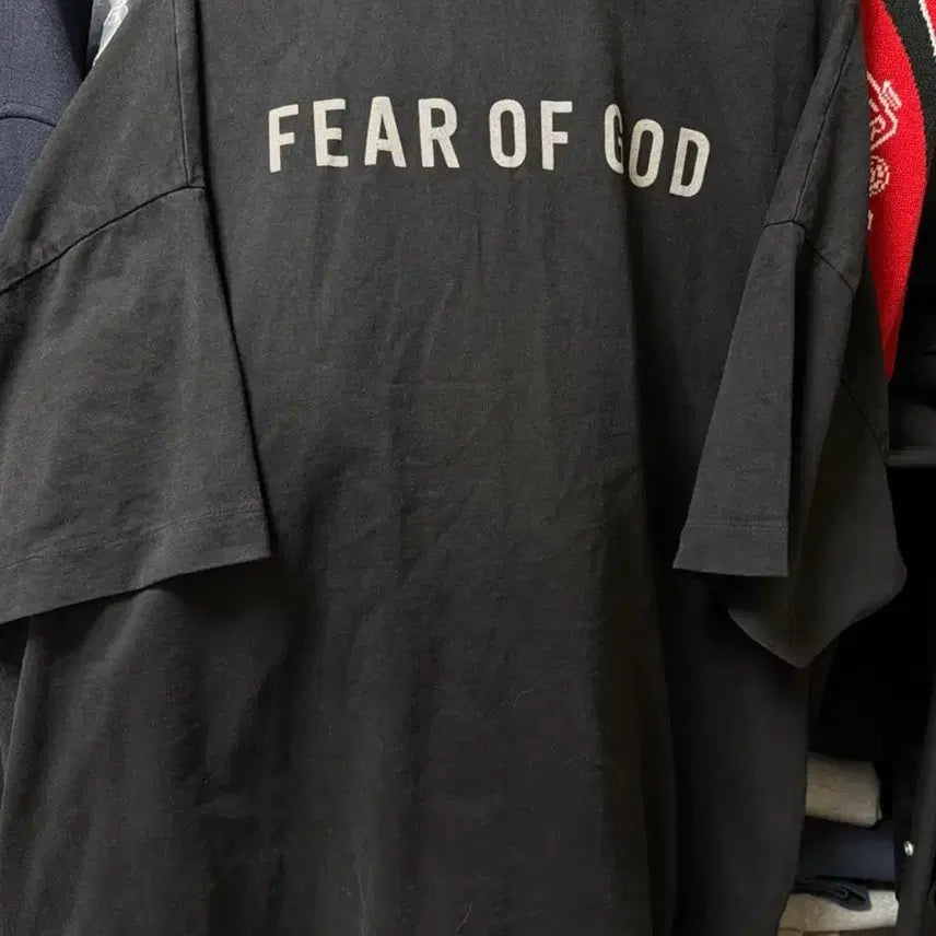 [BUNJANG] Fear of God T-Shirt Black / 피어오브갓 반팔 티셔츠 블랙