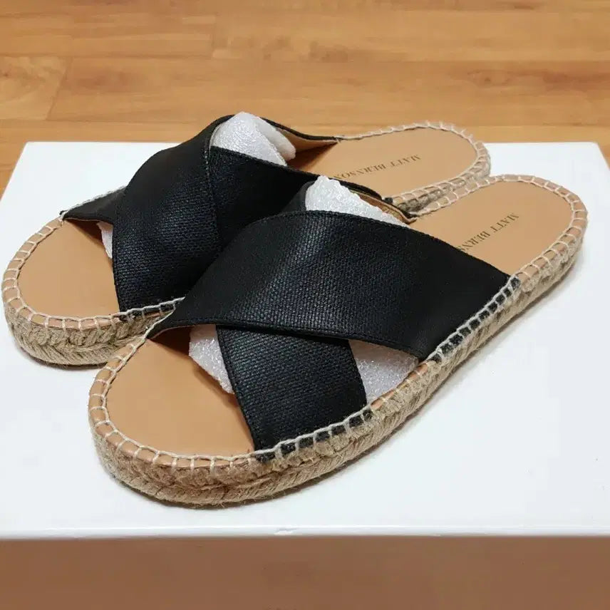 [BUNJANG] Matt Bernson Porto Espadrille Leather Slipper Sandals / 새상품)스페인 맷 번슨 에슈파드류/천연가죽 슬리퍼 샌들 240-245