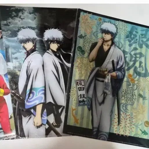 [BUNJANG] Gintama Clear File Set (7 Pieces) / 은혼 클리어파일 굿즈 7개 세트