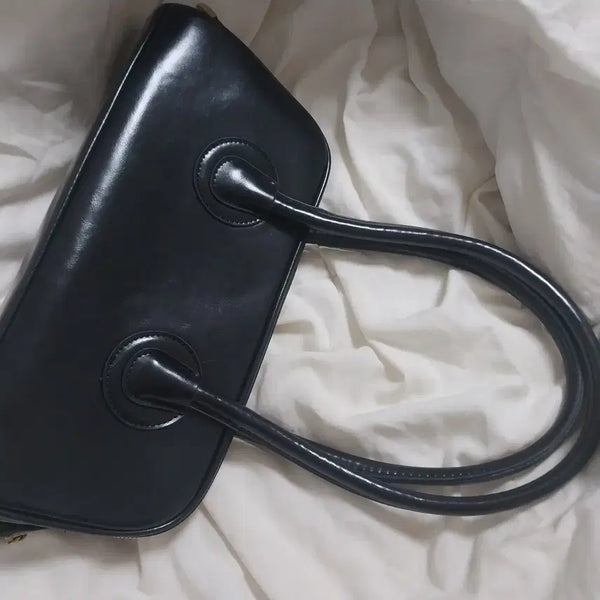 [BUNJANG] Black Baguette Shoulder Bag / 블랙 바게트 숄더백