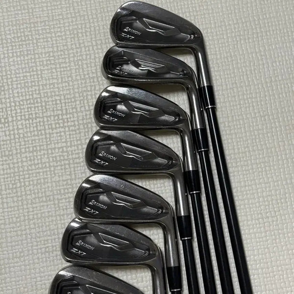 [BUNJANG] Srixon Zx7 Mk2 Black Edition Iron Set Dynamic Gold 105 S200 / 스릭슨 Zx7 mk2 블랙에디션 아이언 세트 다이나믹골드 105 S200