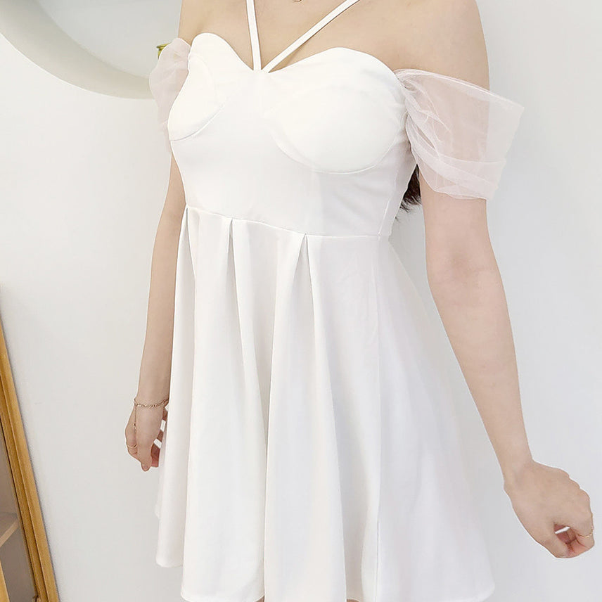 [BUNJANG] Ablily White Mini Dress / (새상품 원가판매) 에이블리 원피스 미니원피스 여름원피스 612 화이트
