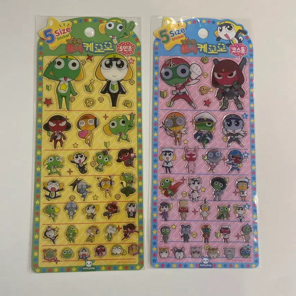 [BUNJANG] Keroro Gunso Frog Sticker Set / 새상품) 개구리 중사 케로로 스티커 타마마 기로로 도로로 쿠루루