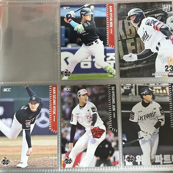 [BUNJANG] KT Wiz Ahn Hyun-min/Han Seung-hyuk/Bae Jeong-dae Player Cards Bundle / KT 위즈 안현민/한승혁/배정대 선수 카드