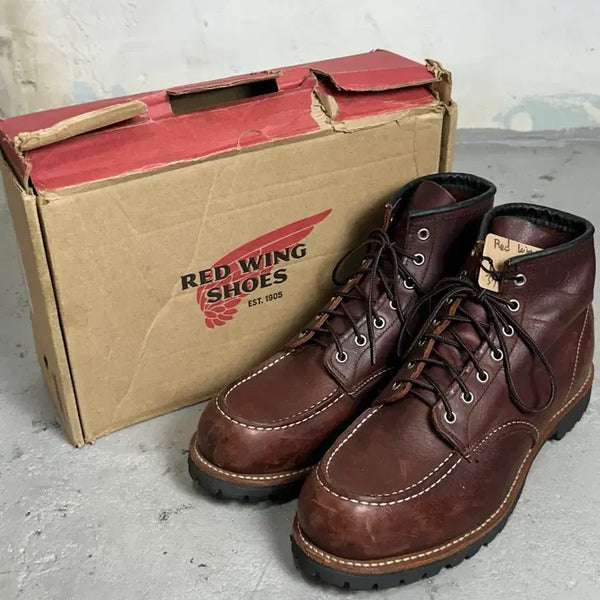 [BUNJANG] Red Wing 8146 Roughneck Moc Toe Boots - 12D (Made in USA) / [12D] OG USA Made 레드윙 8146 목토 러프넥 빅사이즈