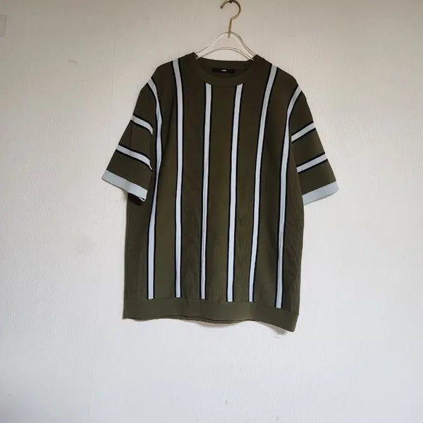 [BUNJANG] System Homme Oversized Summer Knit T-shirt (Size 95-100) / 한섬2020 시스템 옴므 오버핏 썸머 니트 티셔츠95~100