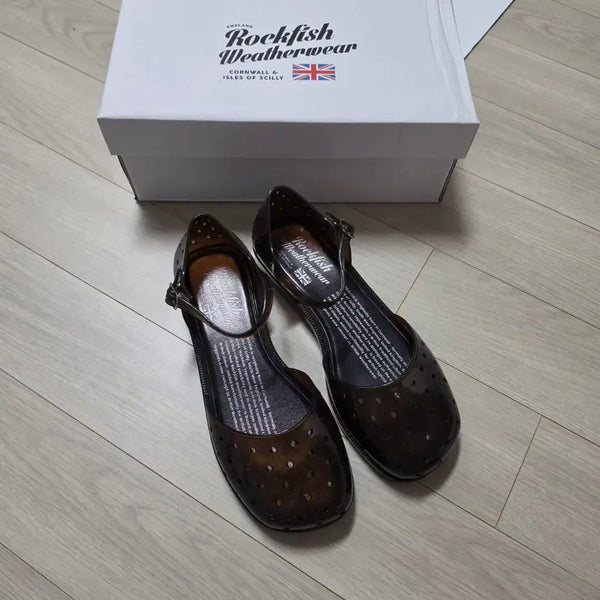 [BUNJANG] Serac Fish Weatherwear Jelly Shoes Clear Brown (235) / 새락피쉬 웨더웨어 젤리슈즈 235