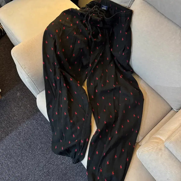 [BUNJANG] Polo Pony Logo Pattern Pants L / 폴로 포니 로고 패턴 팬츠 L