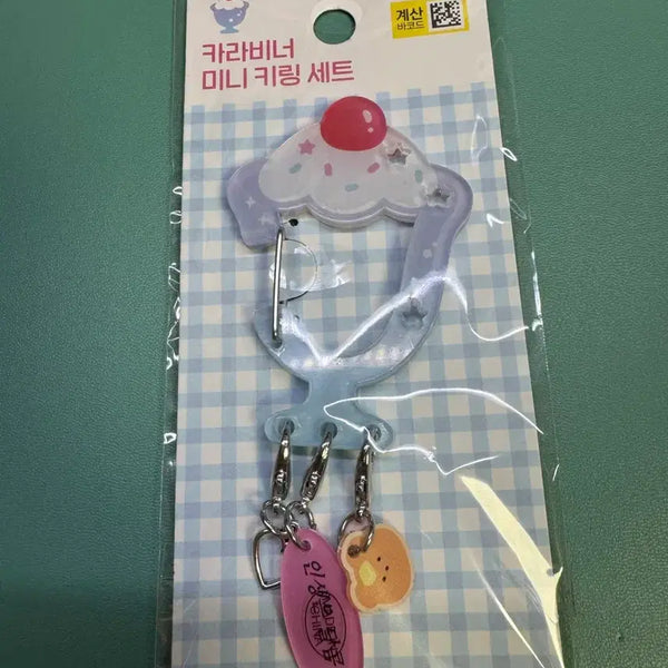 [BUNJANG] Daiso Soda Carabiner Mini Keychain Set / 다이소 소다 카라비너 (재고 3개)