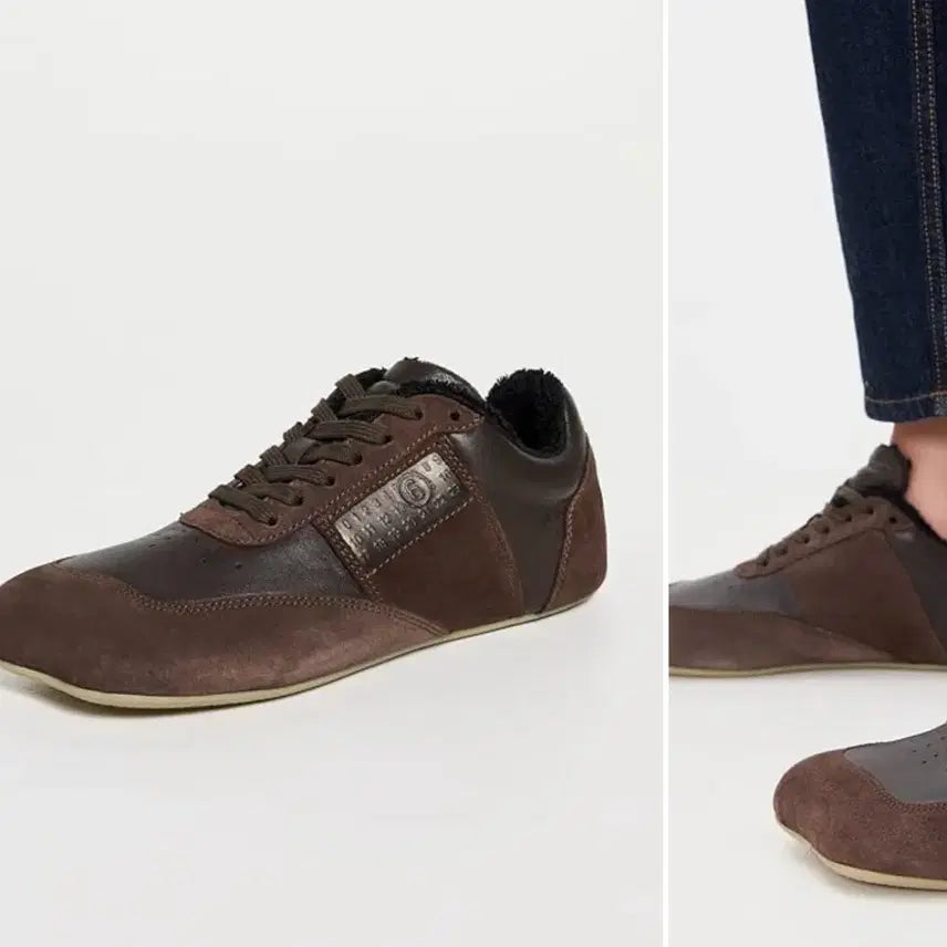 [BUNJANG] MM6 Maison Margiela Anatomical Sneakers Brown Suede Leather / [40] mm6 마르지엘라 아나토믹 스니커즈 브라운
