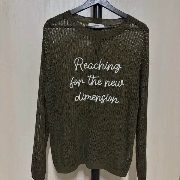 [BUNJANG] 8seconds See-Through Knit / 에잇세컨즈 시스루 니트