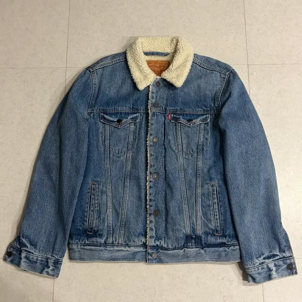 [BUNJANG] Levi's Denim Sherpa Jacket Medium / 리바이스 데님 셰르파자켓 M사이즈