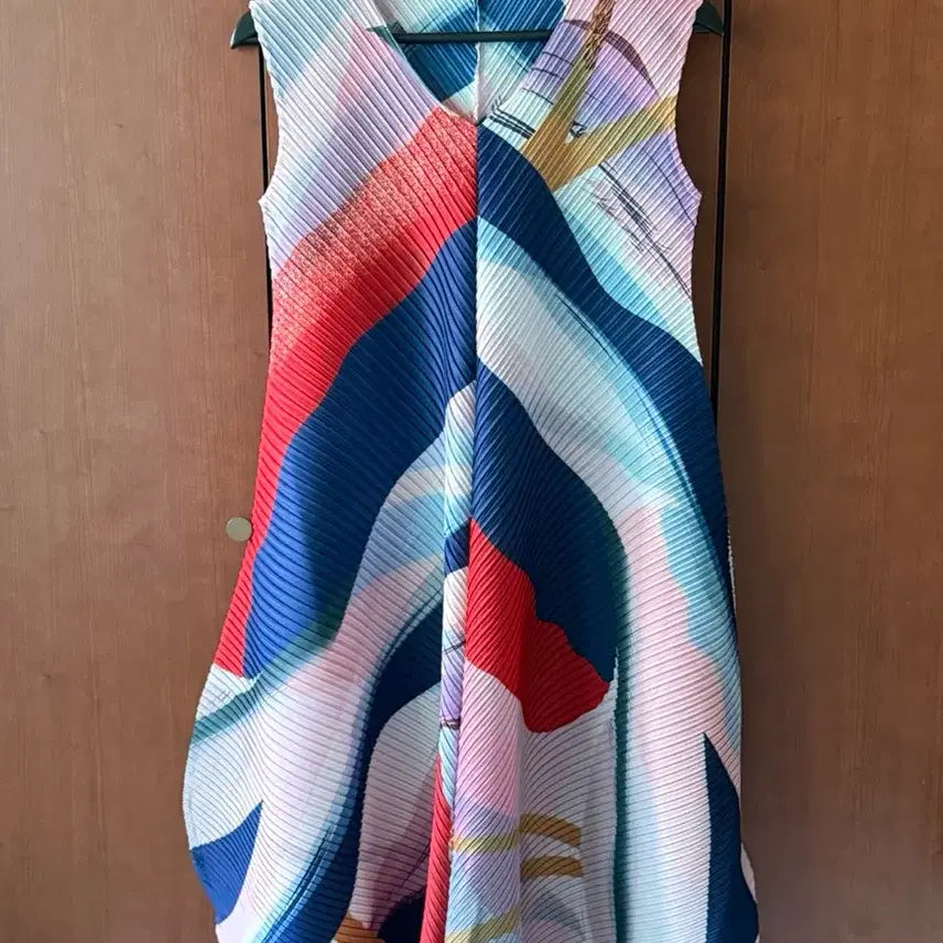 [BUNJANG] Pleated Long Dress / 플리츠 원피스