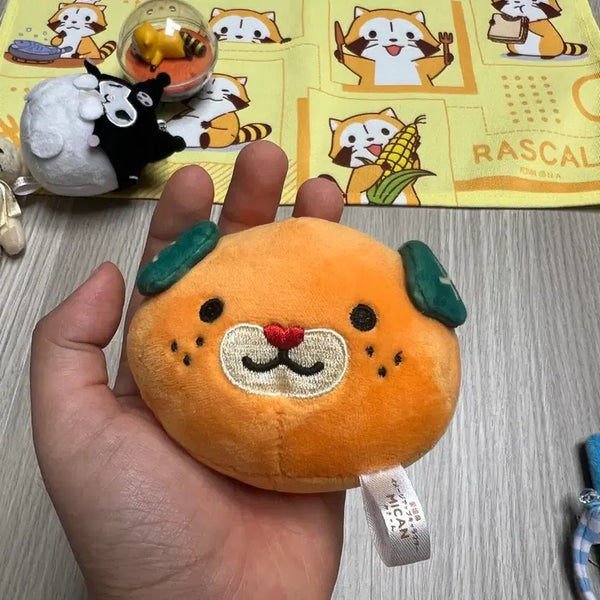 [BUNJANG] Japanese Vintage Mikan Orange Doll Keychain / 일본 빈티지 미캉 오렌지 인형 키링