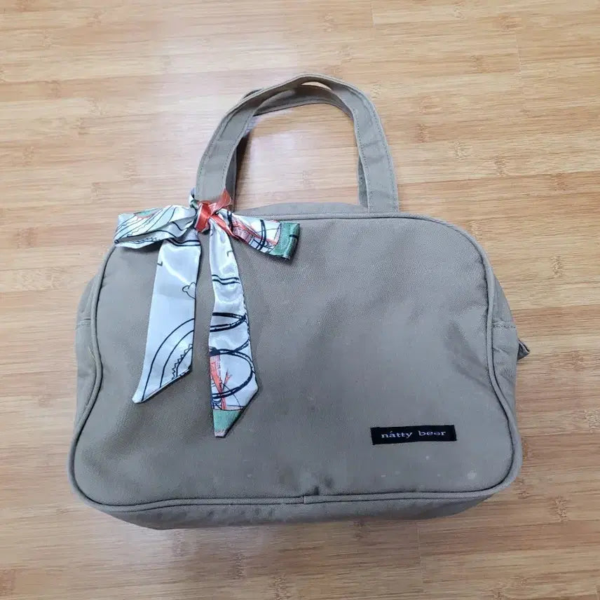 [BUNJANG] Natty Bear Beige Tote Bag / natty bear 베이지 토트백