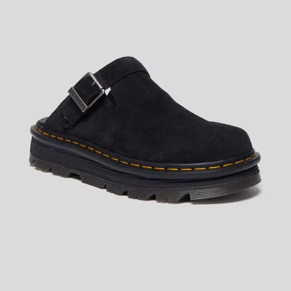 [BUNJANG] Dr. Martens Zebjak Mule - Black Suede Buckle Detail / 닥터마틴 제브잭 뮬 - 블랙