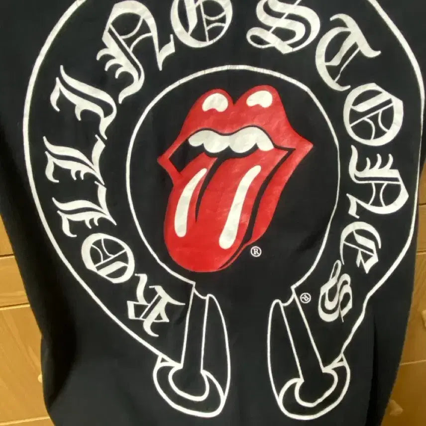 [BUNJANG] Chrome Hearts Rolling Stones Short Sleeve T-Shirt Black / 크롬하츠 롤링스톤즈 반팔 티셔츠 블랙 (S)