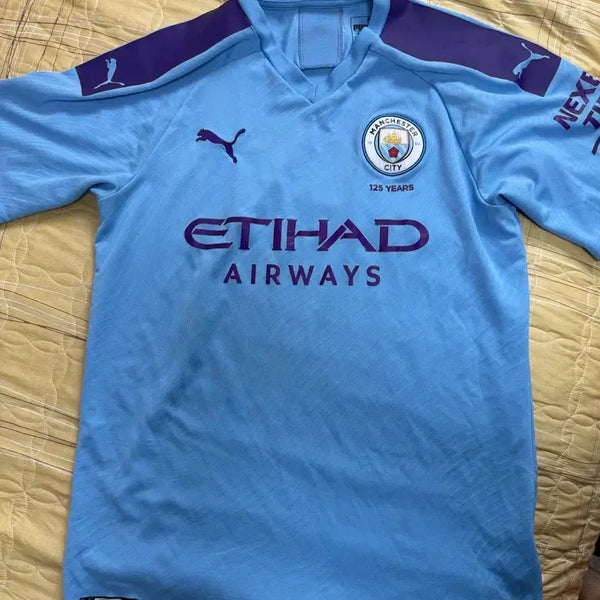 [BUNJANG] Manchester City 125th Anniversary 19/20 Home Authentic Jersey / 맨체스터 시티 125주년 19/20 홈 어센틱