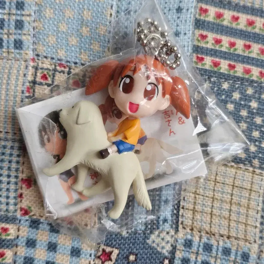[BUNJANG] Azumanga Daioh Chiyo & Dog Keychain / 급전 ㅠ 아즈망가대왕 치요 + 강아지 키링