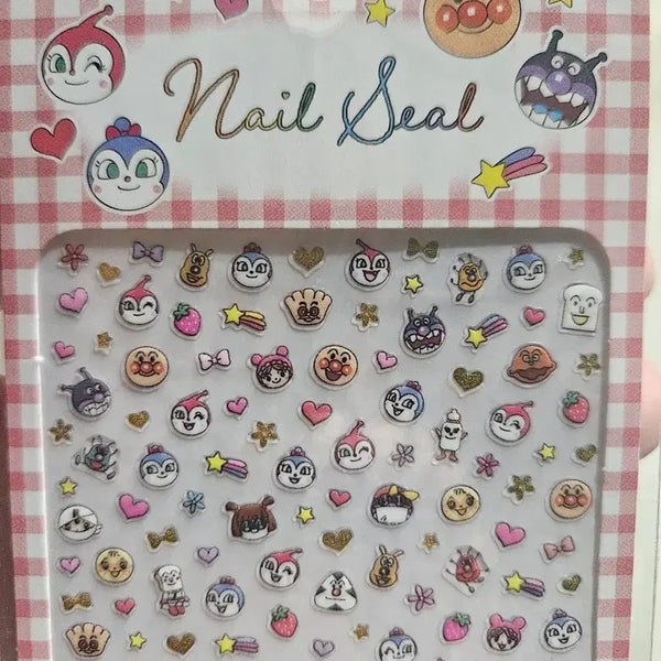 [BUNJANG] Anpanman Museum Limited Nail Sticker Set / 호빵맨 박물관 뮤지엄 한정 네일스티커 스티커 다꾸