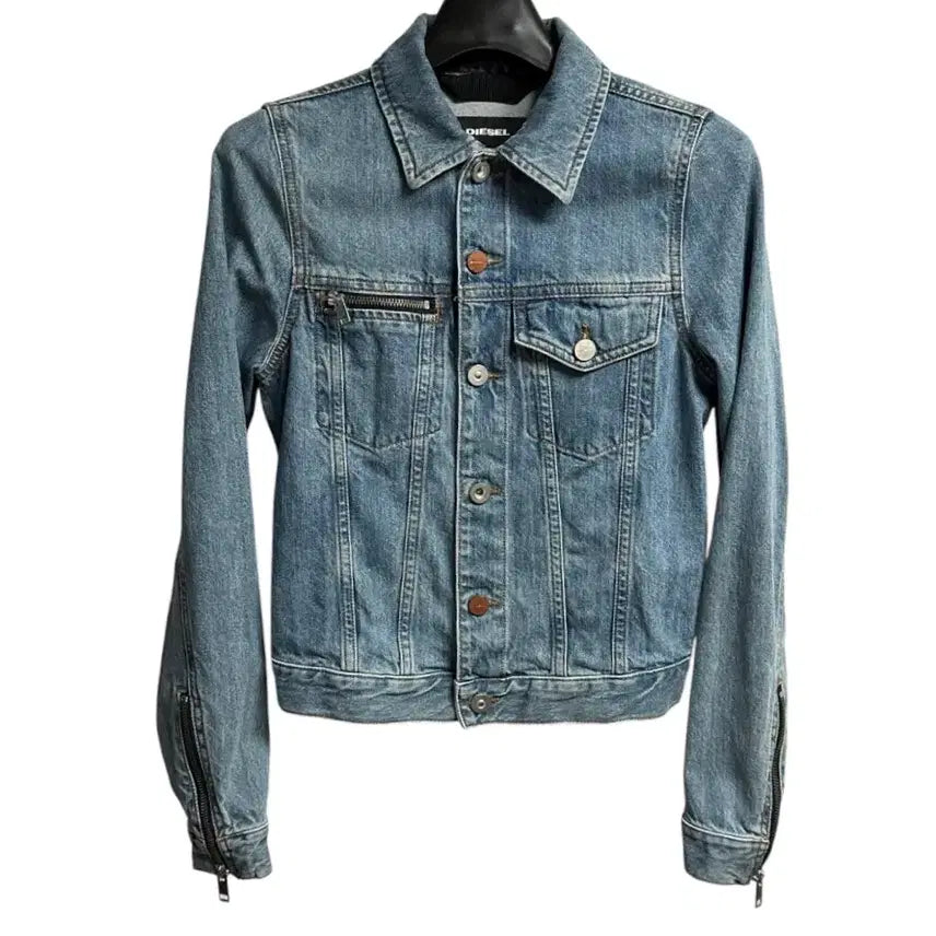 [BUNJANG] Diesel Washed Denim Trucker Jacket XXS / 디젤 워싱 데님 트러커 자켓 XXS size