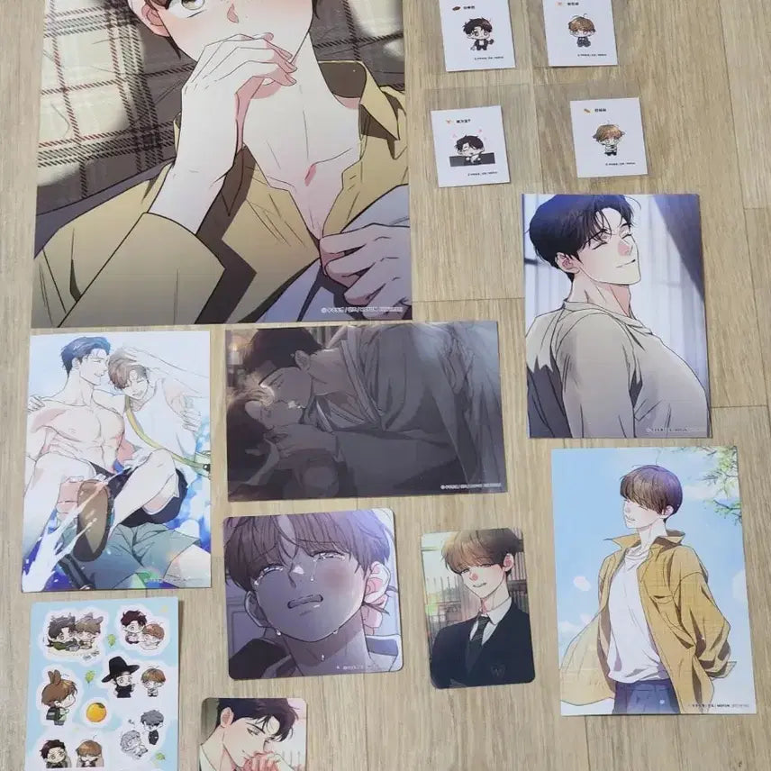[BUNJANG] Mispelig-yeou-e uihan Yeon-aesa Bundle Set Mopic Lucky Draw POB / 일괄) 1차 비엘 미필적 고의에 의한 연애사 미필고 모펀 굿즈, 특전