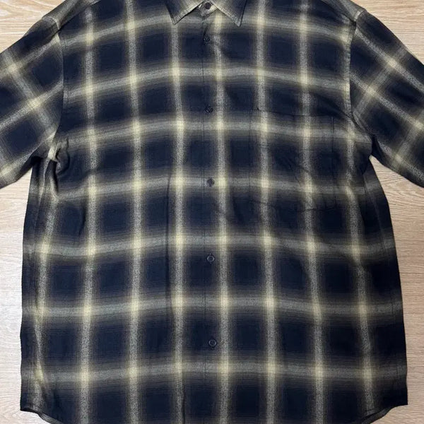 [BUNJANG] Polituru Loose Checkered Shirt Yellow Brown / (4) 폴리테루 루즈드 체크셔츠 옐로우 브라운