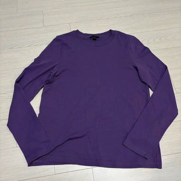 [BUNJANG] COS Long Sleeve T-Shirt Purple Size S / COS 코스 롱슬리브 긴팔 티셔츠 퍼플 S사이즈