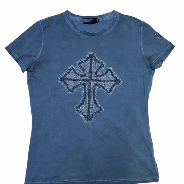 [BUNJANG] Y2K Cross T-Shirt / Y2K 십자가 티셔츠