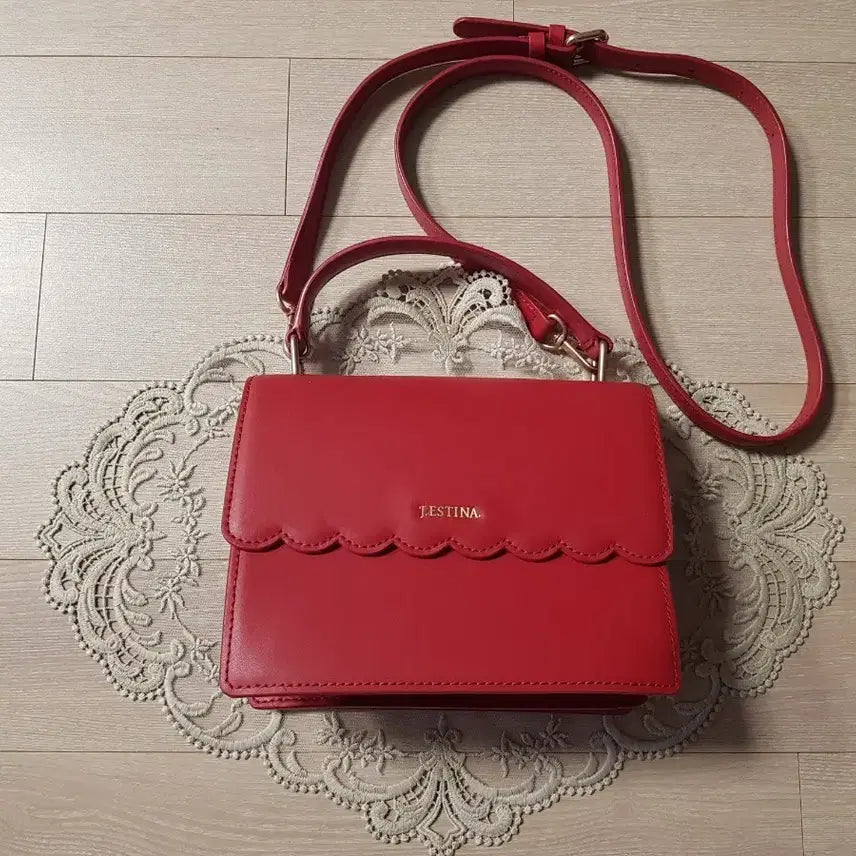 [BUNJANG] J.ESTINA Leather 3-Way Bag / 제이에스티나 가죽 3way백