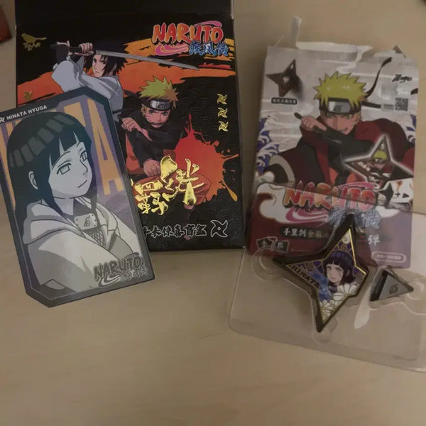 [BUNJANG] Naruto Hinata Wristwatch & Magnet Shuriken Bundle Set / 나루토 히나타 손목시계 + 마그넷 수리검 일괄판매