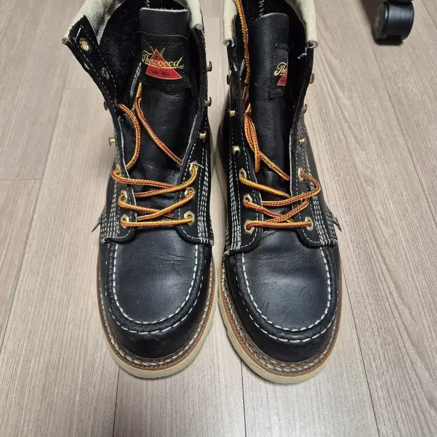 [BUNJANG] Thorogood Moc Toe Boots Black 235-240 / 쏘로굿 목토 블랙 5D(235~240)