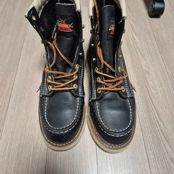 [BUNJANG] Thorogood Moc Toe Boots Black 235-240 / 쏘로굿 목토 블랙 5D(235~240)