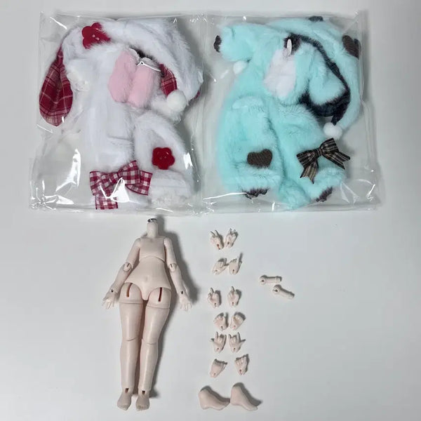 [BUNJANG] BJD Doll Clothes 1/12 Scale / 구체관절인형 BJD 1/12 의상+바디 세트