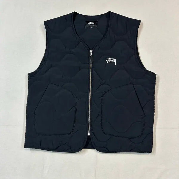 [BUNJANG] Stussy Recycled Nylon Quilting Vest Black L / L) 스투시 퀼팅 조끼 베스트 블랙