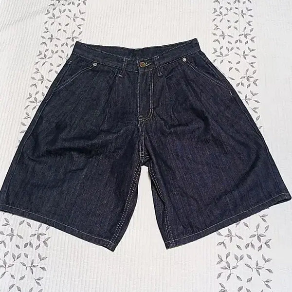 [BUNJANG] Trillion Wide Denim Shorts 27 Inch Length 50 / 트릴리온 와이드 청반바지 27인치 기장50