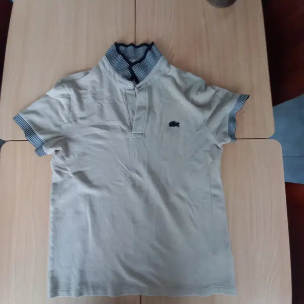 [BUNJANG] Lacoste Polo Shirt Beige Size 105 / 라코스테 카라티 (사이즈 105)