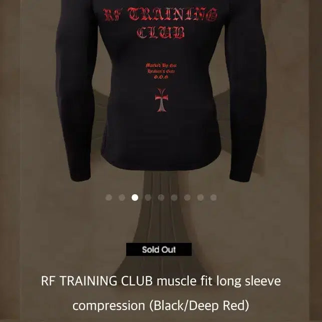 [BUNJANG] Rafinito Etoile Long Sleeve Compression Top / 라피니토에뚜알 롱슬리브 컴프레션
