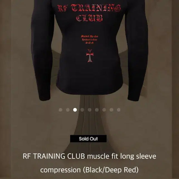[BUNJANG] Rafinito Etoile Long Sleeve Compression Top / 라피니토에뚜알 롱슬리브 컴프레션