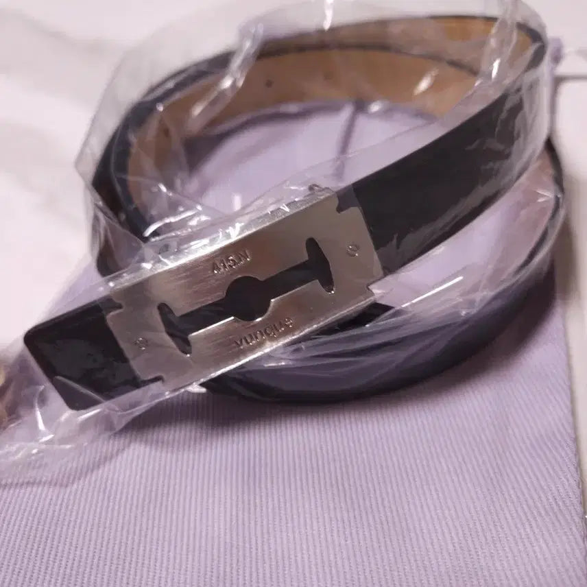 [BUNJANG] Boonk Reversible Women's Leather Belt (Black/Beige) / [미사용] 분크 리버시블 여성 양면벨트 (블랙. 베이지)