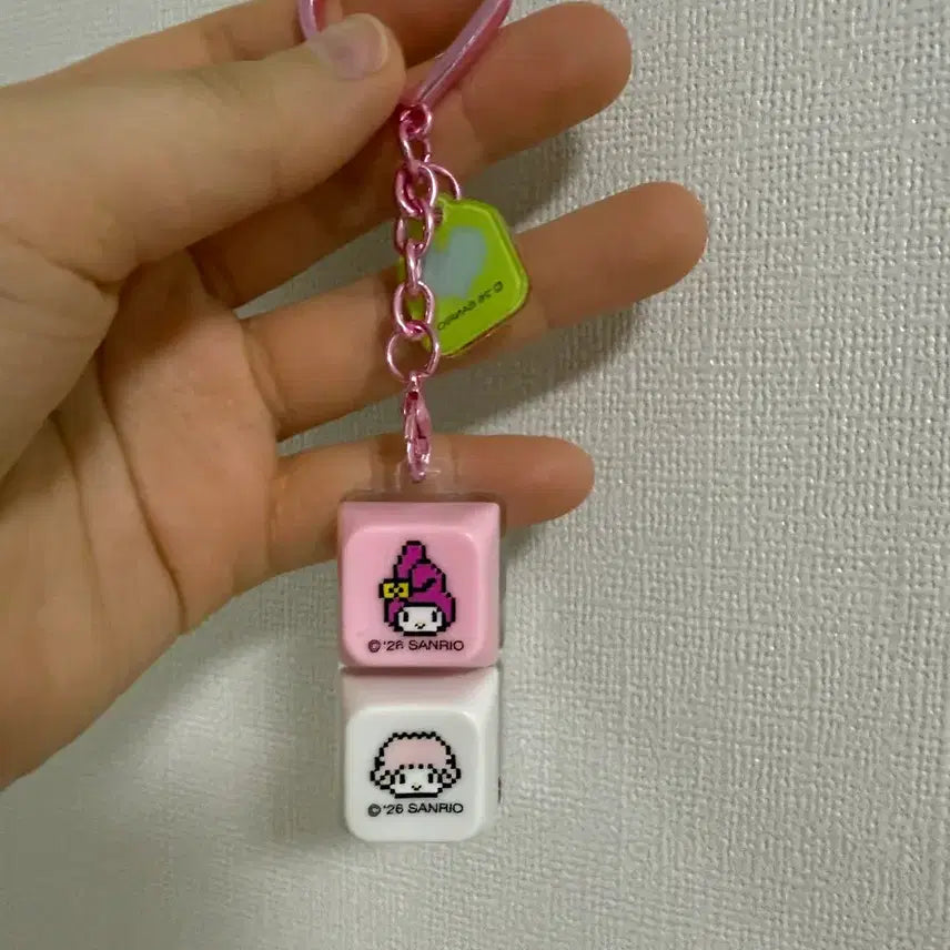 [BUNJANG] My Melody Keycap Keychain Set / 마이멜로디 키캡 키링 판매