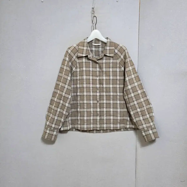 [BUNJANG] BCBG Plaid Check Shirt / BCBG  체크 남방 FF  n6803