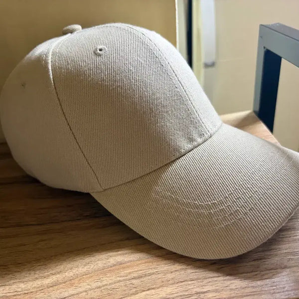 [BUNJANG] Beige Plain Ball Cap / 베이지색 무지 볼캡 새거