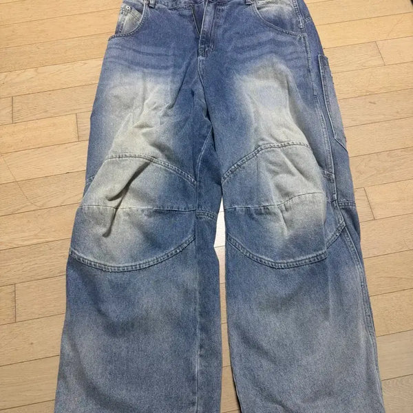 [BUNJANG] MJD Denim Vintage Wash Relaxed Fit Jeans / mjd 데님 초판
