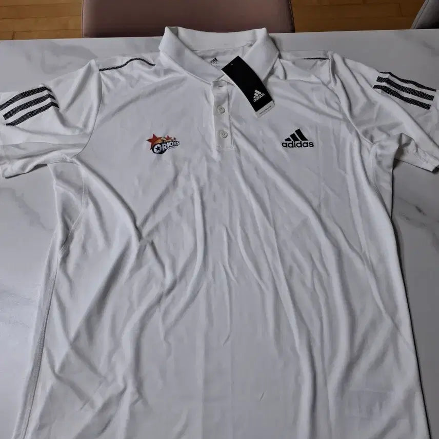 [BUNJANG] Goyang Orion's Short-Sleeve Polo T-Shirt (White, 3XL) / [3xl] 고양 오리온스 카라 반팔티 화이트