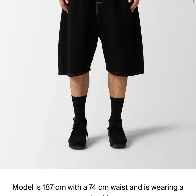 [BUNJANG] Willy Chavarria Bermuda Denim Shorts / [M] 윌리차바리아 버뮤다 데님 쇼츠